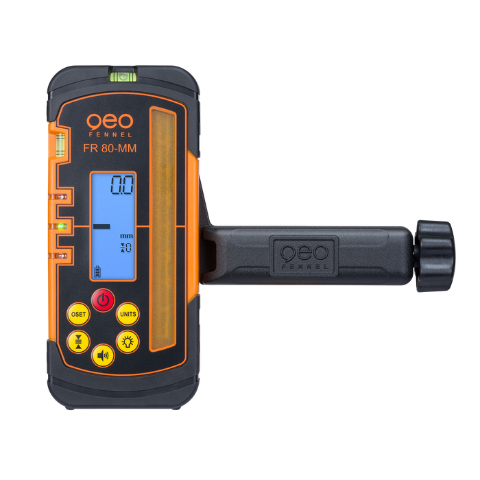 FR 80-MM Receiver for rotating laser RED and GREEN