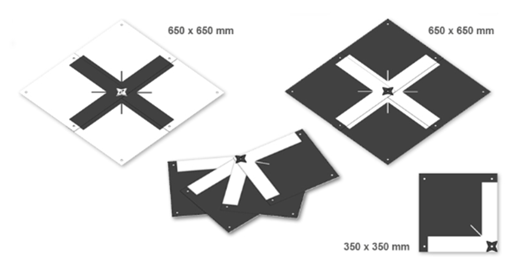 Foldable Ground Control Target