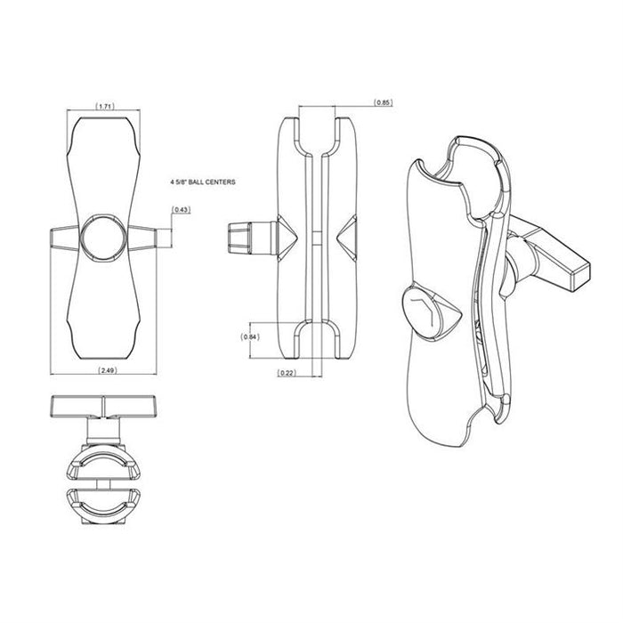 RAM-201U - Standard length