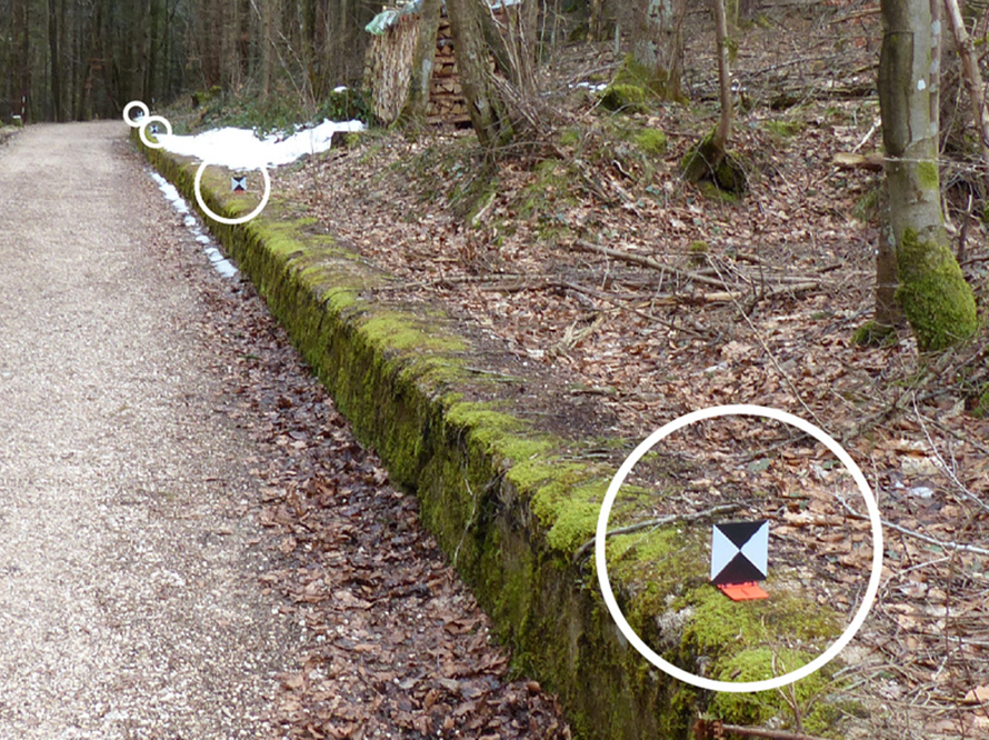 Foldable Laser Scanner Target