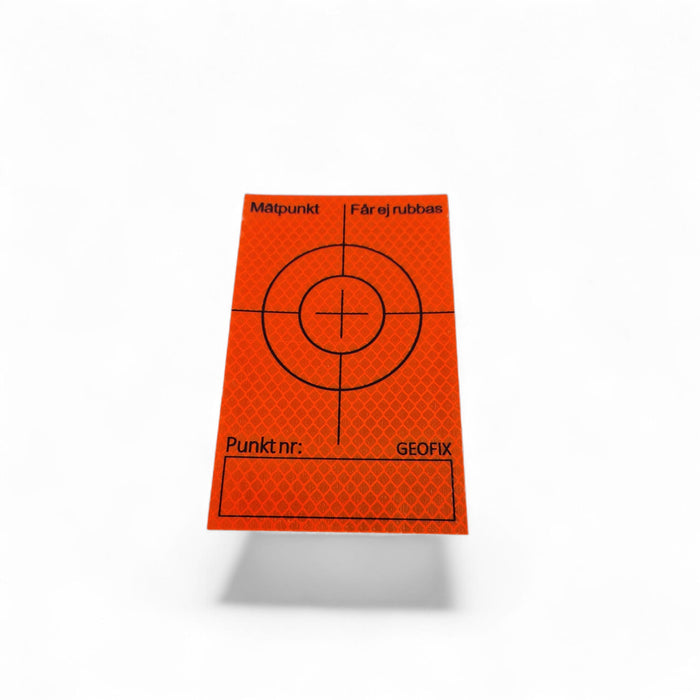 Mätmärke Reflex Orange med skrivruta X-large
